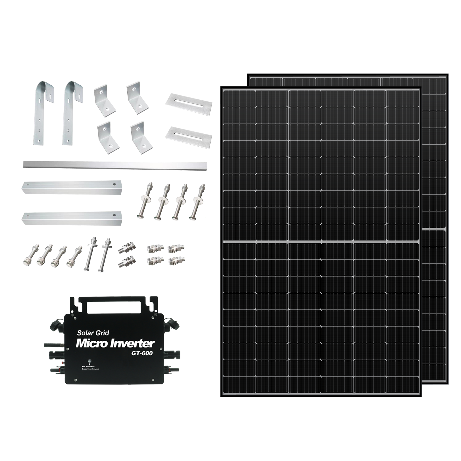 FLOWATT 600W Balcony Solar Mounting Kit