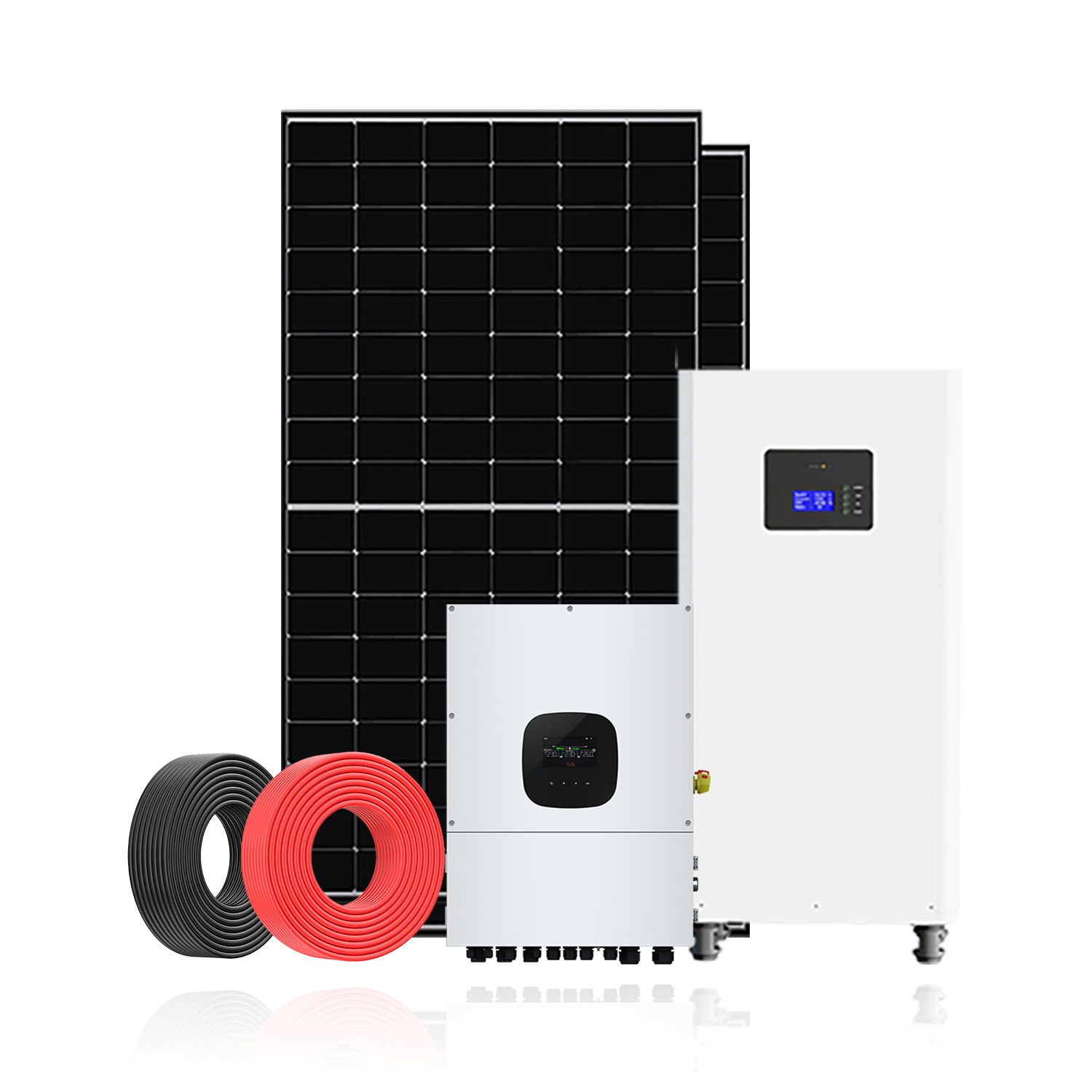 Flowatt US 10KW FSV Series Split Phase Solar Power Energy Systems Lithium Battery For Household Equipment