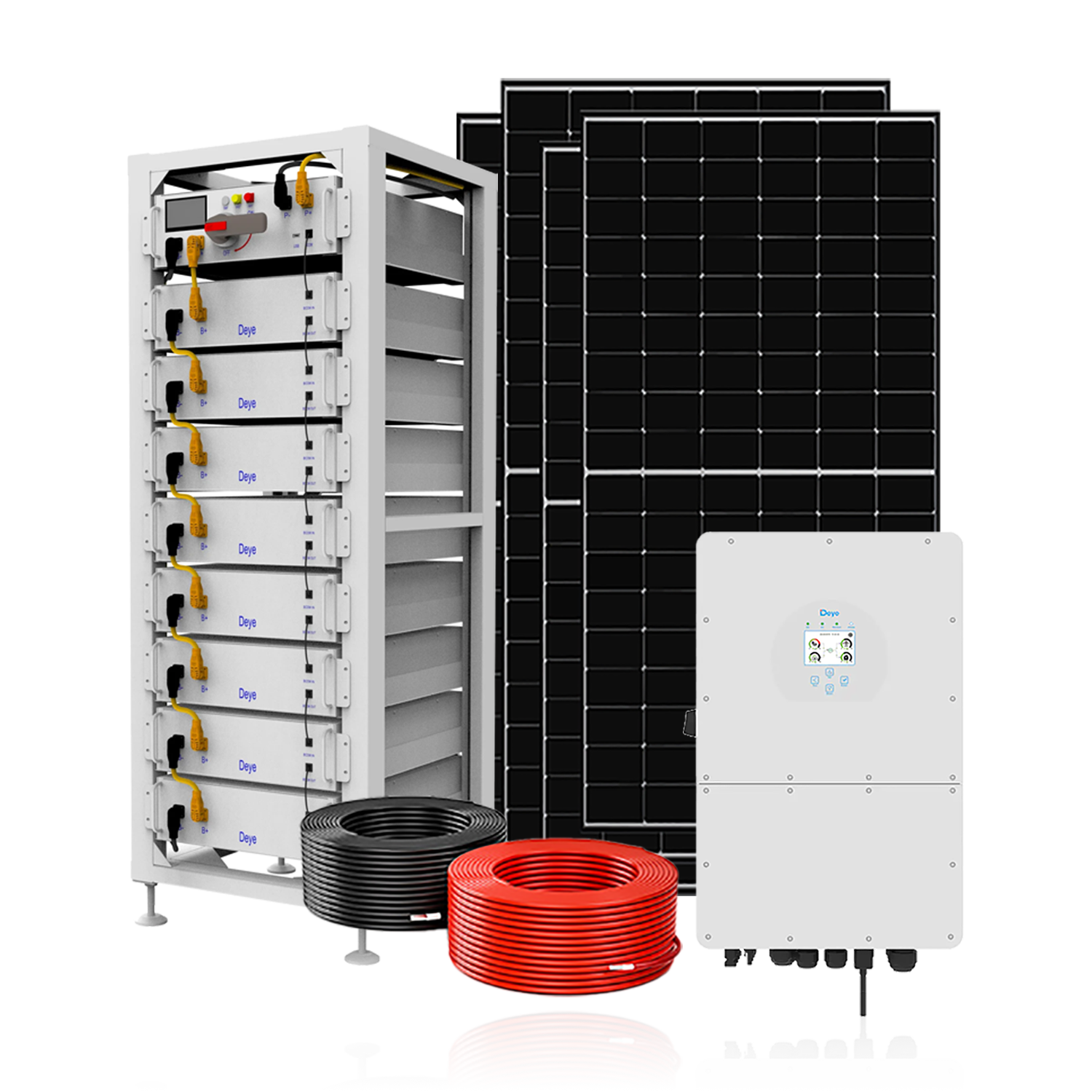 Flowatt 15KW Hybrid Solar Energy Systems Three Phase Lithium Battery For Commercial Use