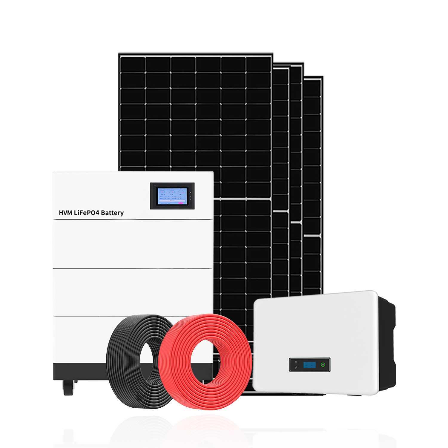 Flowatt FSS Series 3KW Solar Power Systems Single Phase Lithium Battery For Household Use