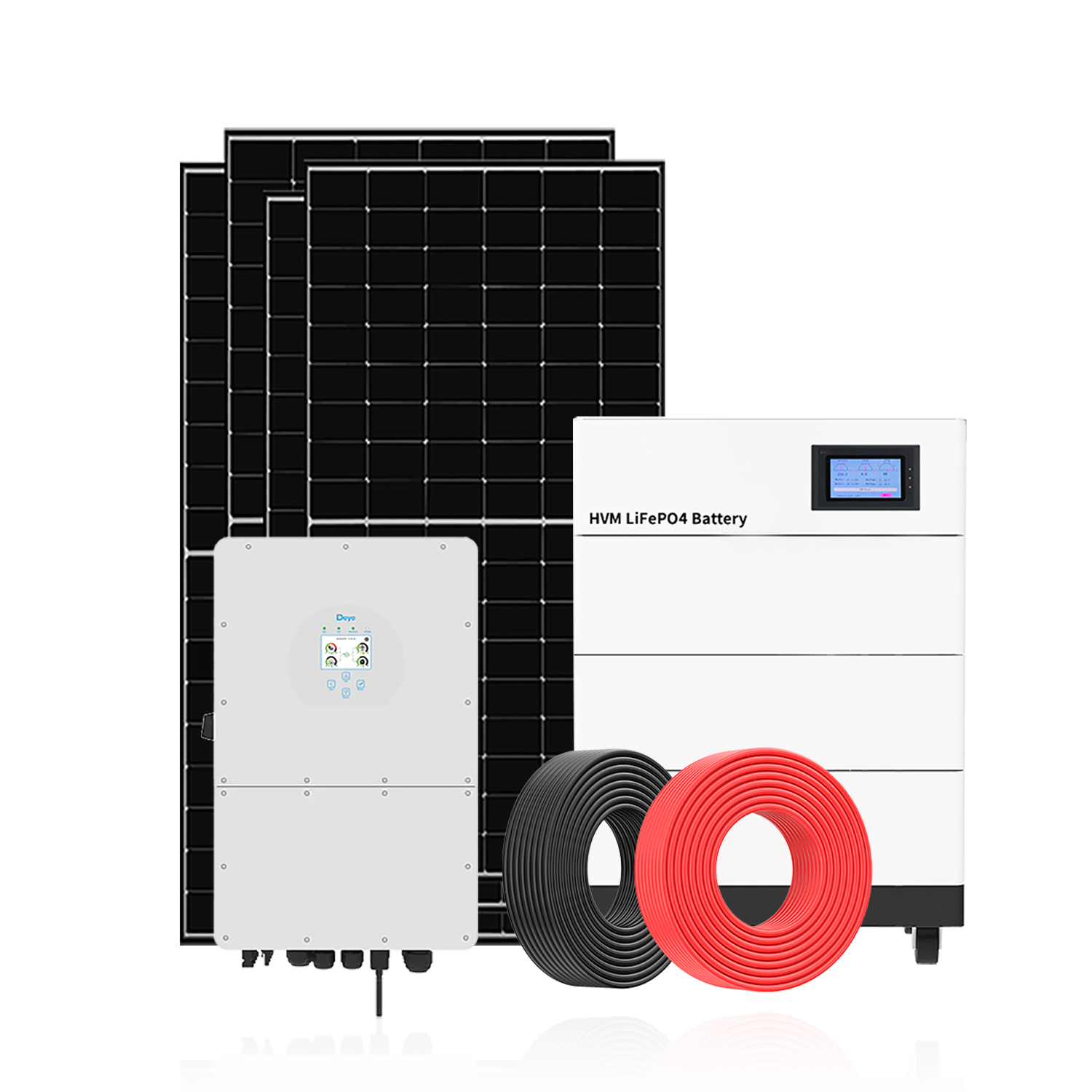 Flowatt 5KW Solar Power Energy Systems Three Phase Lithium Battery For Commercial Use