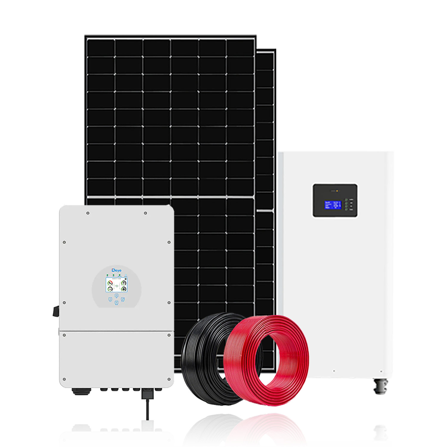 Flowatt 7.6KW Solar Power Panel Systems Single Phase Lithium Battery For Home Power Support