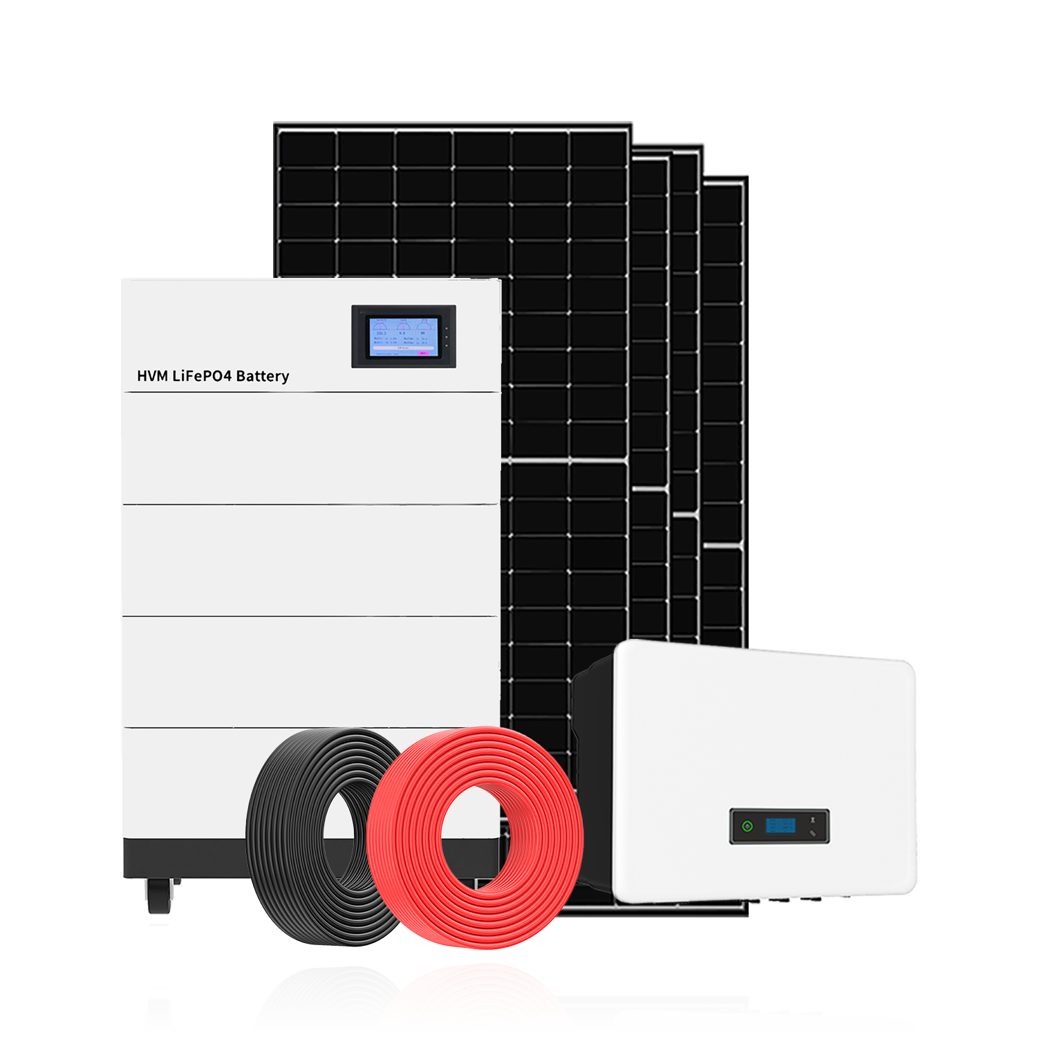 Flowatt 8KW Solar Power Systems Single Phase Lithium Battery For Household Use