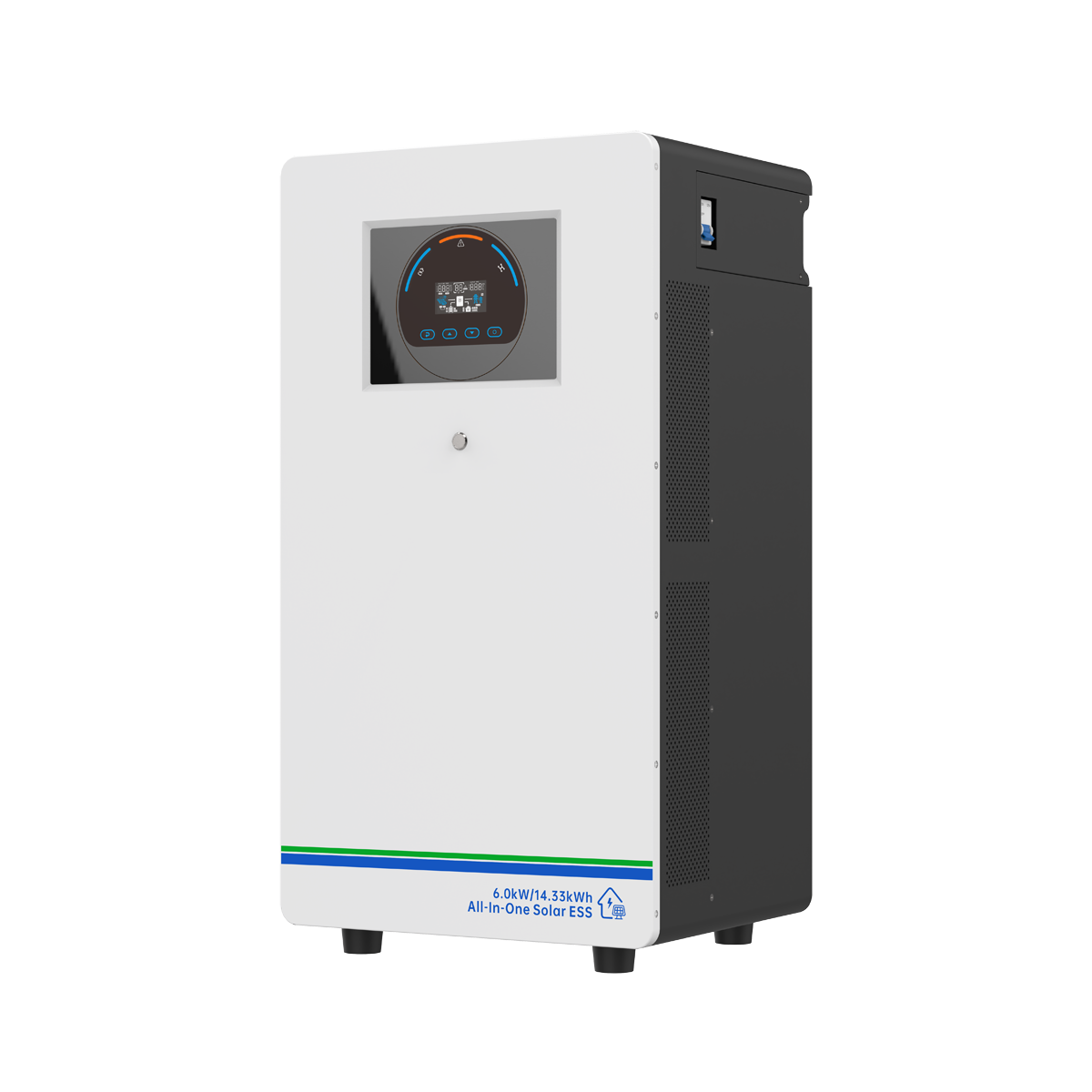 6KW Solar Inverter 51.2V 100AH LiFePO4 Lithium Battery for 6KW 15.36KWh All in One Home Energy Storage System