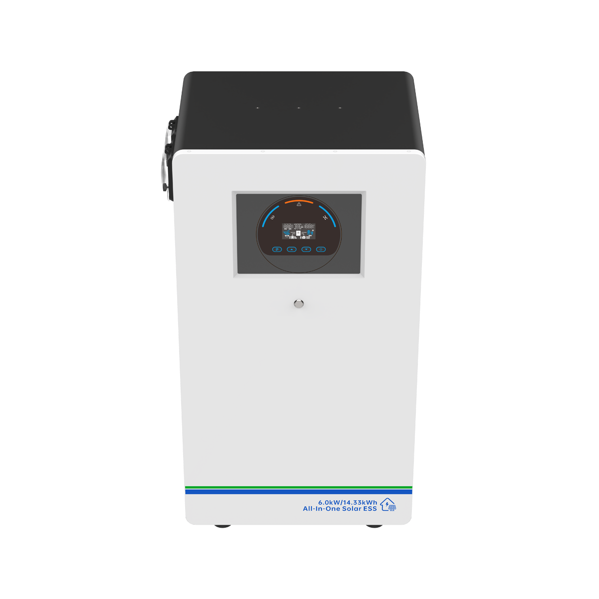 6KW Solar Inverter 51.2V 100AH LiFePO4 Lithium Battery for 6KW 15.36KWh All in One Home Energy Storage System